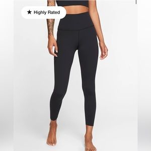 NWOT Nike Yoga Dri-Fit luxe Woman’s high waisted 7/8 Infinalon Leggings SMALL